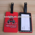 3D Hockey logo pvc luggage tag, hockey sport game gifts pvc bag name tag